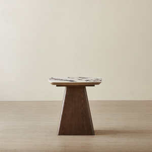 Large Premium <b>Solid</b> <b>Wooden</b> Marble <b>Top</b> Coffee Table – Contemporary Living Room Furniture Piecepe Living Room - Product Image 1