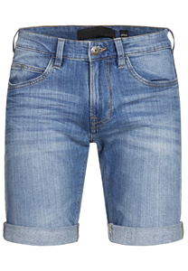 Shorts en jean déchirés pour homme, style vintage, coupe slim, respirant, avec rayures latérales, de haute qualité, pour l'été - Product Image 6