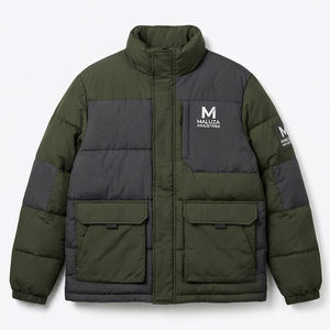 Veste d'hiver matelassée professionnelle pour homme, imperméable, chaude, décontractée, pour l'extérieur, fournisseur OEM - Product Image 1