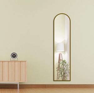 Espejo de pie sencillo, perfecto para decoración de esquinas en el hogar, oficinas, centros comerciales, estudios. Espejo de diseño limpio y para interiores modernos. - Product Image 4