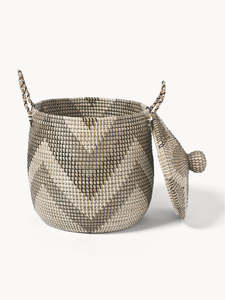 Natural Rattan Storage <b>Basket</b> With Handles Bowl Shape Rustic Multi-Purpose Decorative <b>Basket</b> for Home Organizing - Product Image 6