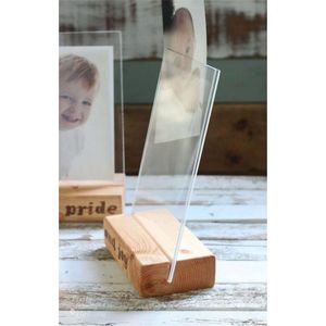 Cadre photo magnétique en acrylique transparent, support de table moderne, porte-affiche, cadre photo personnalisé, vente en gros - Product Image 6