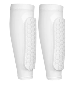 Espinilleras Naranjas HAWK SPORTS INDUSTRIES, Ligeras, de Tela de Algodón, Protección Básica para Deportes, Todas las Temporadas, Universales para Adultos - Product Image 6