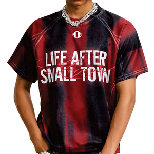 Camiseta Deportiva de Fútbol Americano Sublimada Personalizada al por Mayor, de Secado Rápido, de Poliéster, para Hombre, Etiqueta Privada OEM, Venta al por Mayor - Product Image 5
