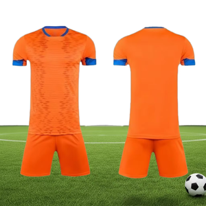 Camiseta de Fútbol Corta de Alta Elasticidad y Transpirable, 100% Poliéster, Impresión Digital, Antiarrugas, Secado Rápido, Protección UV, para Entrenamiento de Equipo - Product Image 6