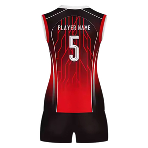 Modèle 2026 – Meilleur uniforme de volley-ball multicolore sur mesure, design col rond, disponible à prix raisonnable - Product Image 5
