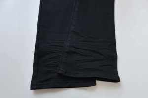 Nuevos Jeans de Hombre Estilo Y2K, Ajustados, Elásticos, de Mezclilla Negra, Vintage, con Estilo Hip Hop, Tejidos, Acampanados, Lavados con Piedras - Product Image 2