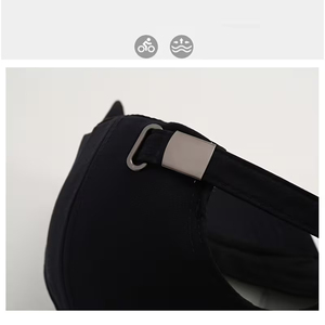 Casquette de baseball unisexe en denim de qualité supérieure, couleur noire, en polyester et coton, utilisable en toutes saisons pour les sports de plein air - Product Image 6