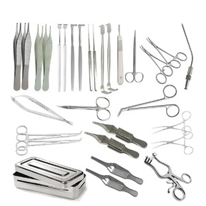 Juego de instrumentos quirúrgicos para fístula AV, 30 piezas, de acero inoxidable, para cirugía vascular, con certificación CE, ¡en oferta! - Product Image 2