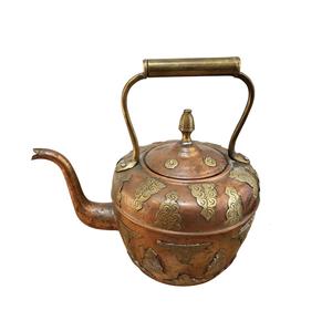 Hammered Pure Copper artistic Tea Pot Handle With Tea Safe Pot Vintage Copper Tea <b>Kettle</b> Wholesale Price Copper <b>Kettle</b> Pot - Product Image 4