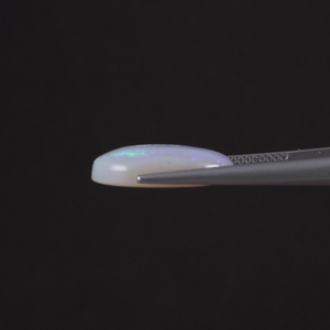 Opale naturelle de haute qualité certifiée IGI, pierre précieuse blanche en vrac, 6,42 carats, taille coussin 16x13mm, polie, traitée à l'huile, qualité supérieure pour - Product Image 2