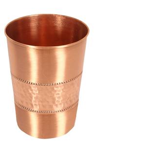 Vaisselle et articles de service en verre et cuivre martelé de qualité supérieure pour eau, jus, lassi – Design élégant pour la maison et l'hôtellerie – Excellent rapport qualité-prix - Product Image 1