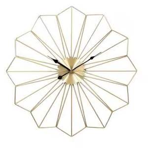 Luxury 3D Flower <b>Wall</b> <b>Clock</b> Modern Black and White Petal Design Creative Metal <b>Wall</b> Art Silent Timepiece for Living Room <b>Decor</b> - Product Image 1