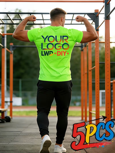 T-shirts personnalisés OEM/ODM pour hommes – Coton premium 100 % respirant, anti-plis, séchage rapide, écologique, coupe oversize, col rond, 300g - Product Image 3