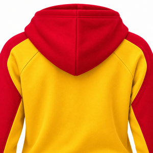 Sudadera con Capucha PDK para Mujer, Estilo Varsity, Suave y Cómoda, con Cierre Completo, Dobladillo Acanalado a Rayas y Bolsillos Tipo Canguro - Product Image 6