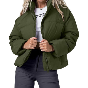 Vestes matelassées unisexes en gros, imperméables, respirantes, en nylon réversible, écologiques, épaisses, pour l'hiver, à bas prix, très vendues pour femmes - Product Image 1