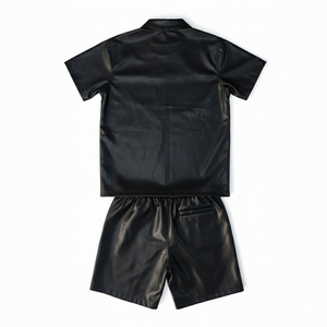 Conjunto deportivo personalizado para hombre, camisa cortavientos y pantalones cortos, logotipo bordado personalizado con efecto desgastado, conjunto de verano a prueba de viento e impermeable. - Product Image 4