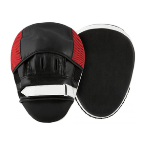 Boxing Target Pad PU <b>Material</b> Breathable Durable Training Equipment for Boxing Kickboxing Practice All Seasons Black <b>Red</b> White - Product Image 1