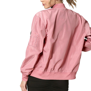 Blouson Bomber Femme en Coton de Qualité Supérieure avec Fermeture Éclair, Nouveau Design Tendance, Style Matelassé, Perles, Respirant, Style Urbain, Rivets - Product Image 2