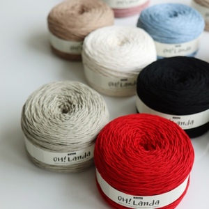threads for crochet OH! Landa Standard Hand Knitting <b>Ring</b> Spun About 2mm <b>cheap</b> wholesale crochet yarn - Product Image 1