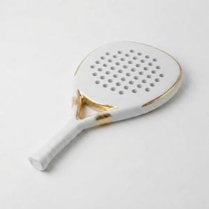 Raqueta de Pádel de Fibra de Carbono, Ligera, de Grafito, con Núcleo de Espuma EVA, Marco Resistente, Superficie Texturizada, Agarre Cómodo y Control - Product Image 1