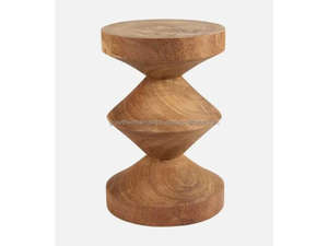 Mesa Auxiliar de Madera de Mango, Taburete de Madera, Mesa Auxiliar Moderna, Muebles Hechos a Mano para Sala de Estar, Muebles Nuevos 2026 - Product Image 2