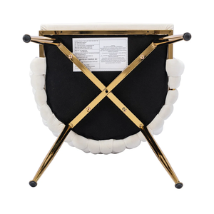 OEM Velvet Home Furniture contemporary Vietnam Metal Plywood Laminate Board Velvet Foam Dining Chair MD10 - Product Image 6