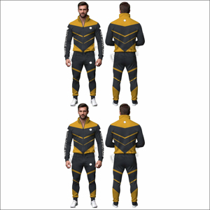 <b>Men</b> Tracksuits Polyester Cotton Jogging Suits Training Wear Custom Logo Bulk Manufacturer Pakistan - Product Image 6