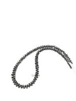Perles en forme de goutte d'eau facettées en diamant noir naturel en gros, 3-3,8 mm, brillette, brin lâche pour la fabrication de bijoux fins en gros