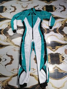 Combinaison de saut en parachute Sky Glide Pro Color Blocked pour adulte, en spandex et polyester, respirante, confortable, avec fermeture éclair sur le devant - Product Image 1