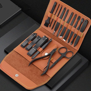 Ensemble complet de soins des ongles, kit de manucure avec coupe-ongles de précision, coupe-cuticules et accessoires de toilettage, kit de manucure de voyage haut de gamme - Product Image 4