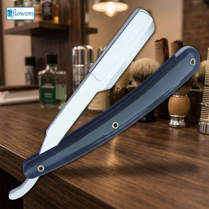 Rasoir de rasage réutilisable de qualité supérieure avec lames jetables, manche ergonomique, rasage précis et fluide, professionnel pour barbier et usage personnel - Product Image 2