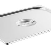 8er-Pack 1/2-Größe Gewerbliche Edelstahl-Dampftischpfanne 4 Zoll Tiefe mit Anti-Klemm-Deckel 0,8 mm Dick für Gasherd zur Hotelnutzung