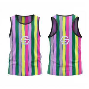 OEM Service Custom Logo Hip Hop Style Crew Neck <b>Running</b> <b>Singlet</b> 100% Polyester Quick Dry Sublimation Men's Tank Tops Sports - Product Image 5