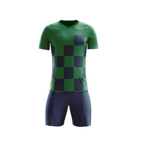 Maillot de football unisexe personnalisé haute performance, séchage rapide, col ras du cou, léger, respirant, imprimé, couleur unie, manches courtes - Product Image 1
