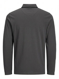 Camisa de Golf de Manga Larga para Hombre, 100% Poliéster, Transpirable, Absorbe la Humedad, Logotipo Personalizado, Patrón Geométrico - Product Image 2