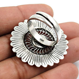 Pretty <b>Adjustable</b> <b>Ring</b> Made From Solid 925 Sterling Silver Bulk Wholesale Fine Quality Bohemian Jewelry At Wholesale Price - Product Image 4