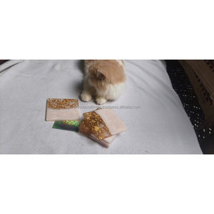 Posavasos Cuadrados de Resina Ecológica Modernos, Color Blanco Perla con Láminas Doradas, Hechos a Mano con Resina Epoxi, para Mesa de Comedor, Venta al Por Mayor - Product Image 6