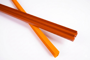 Perfil de PVC en Forma de E para Fijación de Vidrio en Muebles, Marcos de Puertas, Rieles, Soporte de Vidrio de Plástico, Perfil de Extrusión - Product Image 2