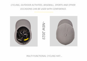 Nuovo arrivo in Stock CE EN1078 casco bici protezione ciclismo adulti caschi da bicicletta staccabile secchio cappello piatto - Product Image 3