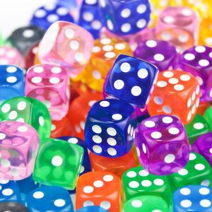 Dado de juego D6 estándar de 6 caras, hecho a mano, de resina con patrón, ecológico, portátil, con esquinas redondeadas de acrílico, para el juego Yahtzee - Product Image 2