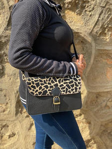 Nuevos bolsos de hombro de cuero de piel con estampado de animales de estilo occidental, bolsos laterales de cuero de piel auténtica de alta calidad - Product Image 3