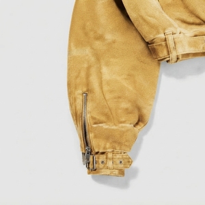 Sudadera con capucha de invierno para hombre, con pedrería efecto desgastado, estilo vintage, de forro polar grueso, cortavientos, al por mayor, para niños - Product Image 5