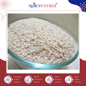 Graines de sésame blanches décortiquées 100% pures biologiques, séchées naturellement et triées Sortex 99,95%, épice culinaire d'Inde - Product Image 5