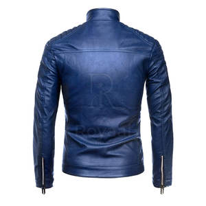 Chaqueta de Cuero de Invierno Informal Hecha en Pakistán de Buena Calidad, Diseño Personalizado, Chaquetas de Cuero para Hombre al por Mayor - Product Image 2