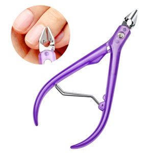 Coupe-cuticules de luxe antidérapant en acier inoxydable à lame droite avec large ouverture de mâchoire pour les doigts - Product Image 1