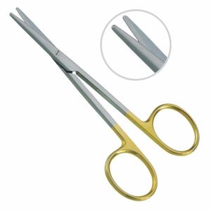 Ciseaux de dissection en gros, courbés, à motif délicat TC, à bout arrondi, 180 mm (7 pouces), ciseaux chirurgicaux à usage unique, Pakistan - Product Image 3