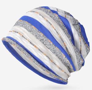 Chapeau à oreillettes rayé unisexe, 100% acrylique, tricoté à la machine, décontracté, hiver, réglable 56-58CM, couvre-chef pour enfants - Product Image 3