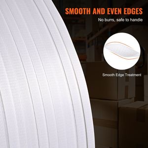 Nastro in Polipropilene (PP) Resistente Ban 9900, Lunghezza x Larghezza x Spessore 0,03 Pollici, Rotolo da 243 Libbre di Resistenza alla Rottura per Imballaggio - Product Image 4