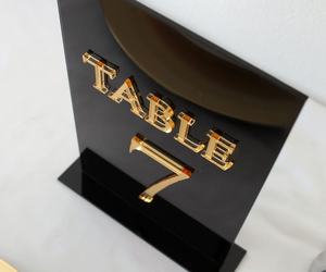 Durable Metal <b>Table</b> Number Holders with <b>Card</b> Clip for Dining <b>Table</b> Decor - Product Image 6